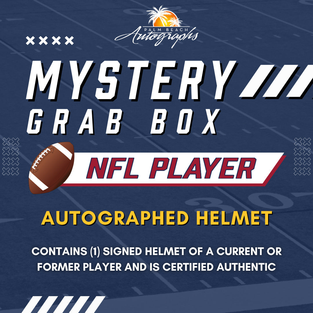 Mystery Grab Box - NFL Autographed Deluxe Full-Size Replica Helmet