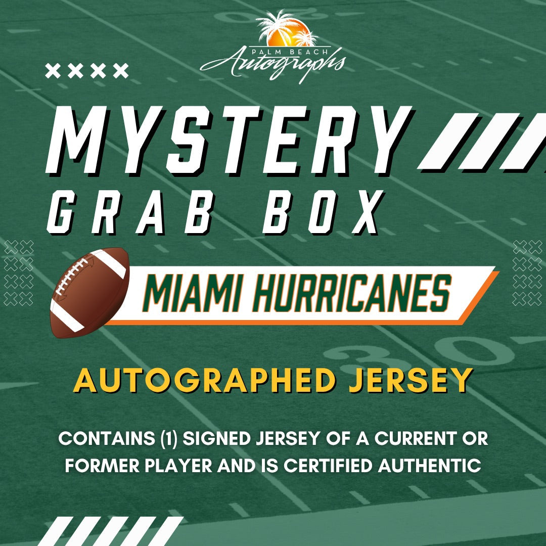 Mystery Grab Box - Miami Hurricanes NCAA Autographed Jersey
