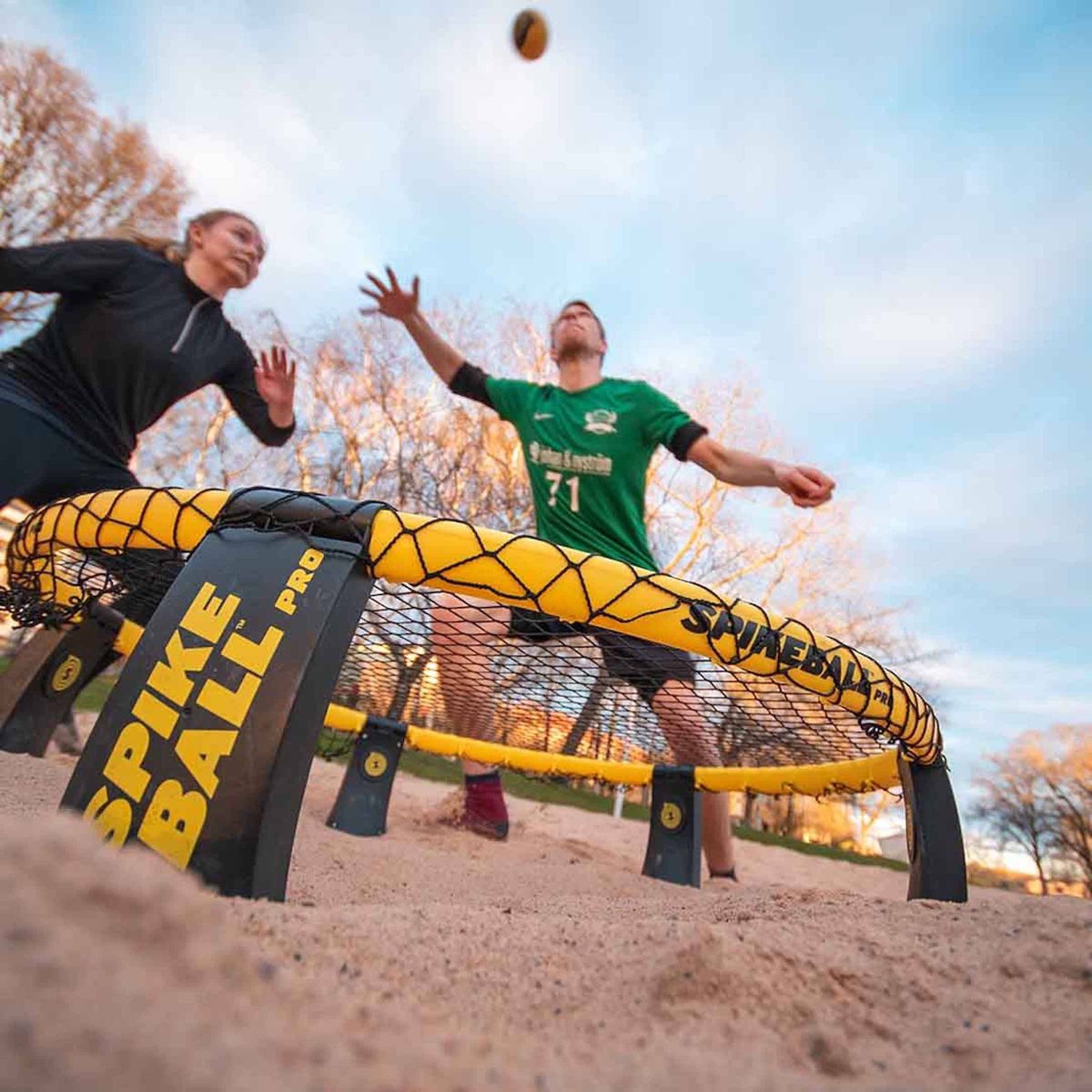 Spikeball Pro Official Tournament Set for Beach & Lawn Play Family Games