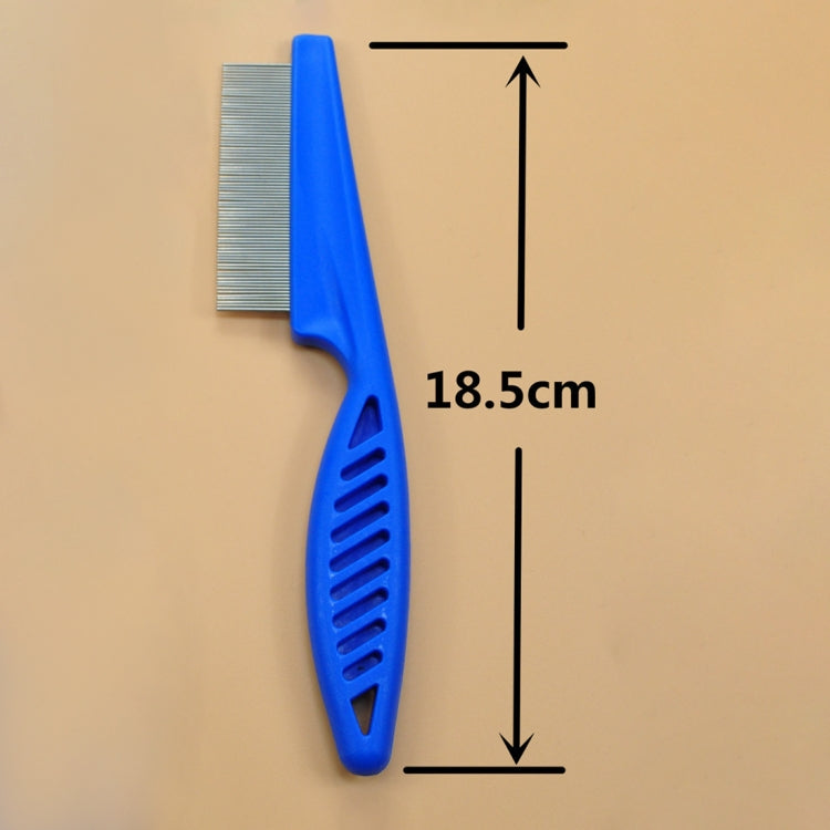 5 PCS Pet Cats Dogs Supplies Combs Fine Toothed Stainless Steel Needle Fleas Removal Combs, Length: 18.5cm - View 4