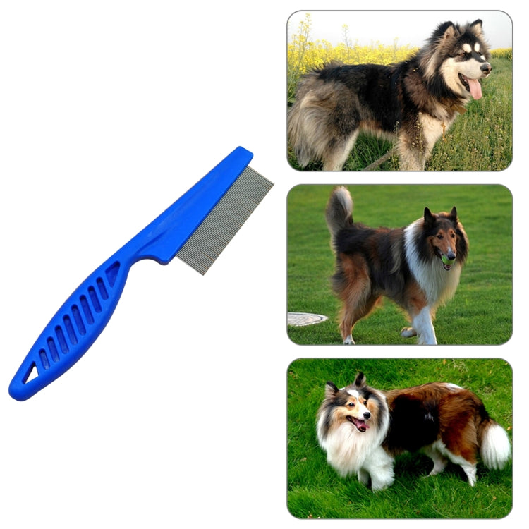 5 PCS Pet Cats Dogs Supplies Combs Fine Toothed Stainless Steel Needle Fleas Removal Combs, Length: 18.5cm - View 5