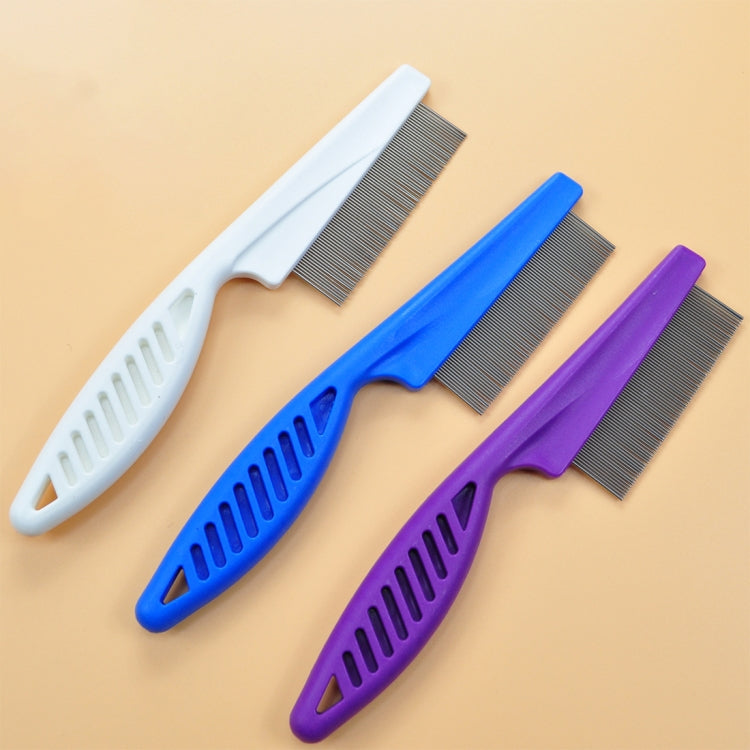 5 PCS Pet Cats Dogs Supplies Combs Fine Toothed Stainless Steel Needle Fleas Removal Combs, Length: 18.5cm - View 7
