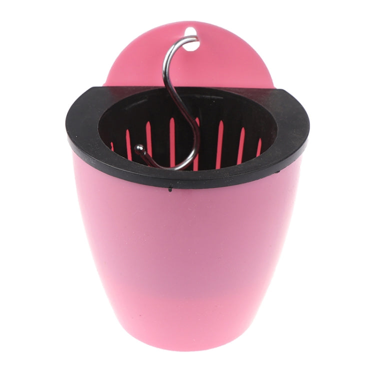 Self-Watering Planter Grow Plants Lazy Flower Pots Wall-hanging Round Resin Plastic Flower Pots, Size - View 2