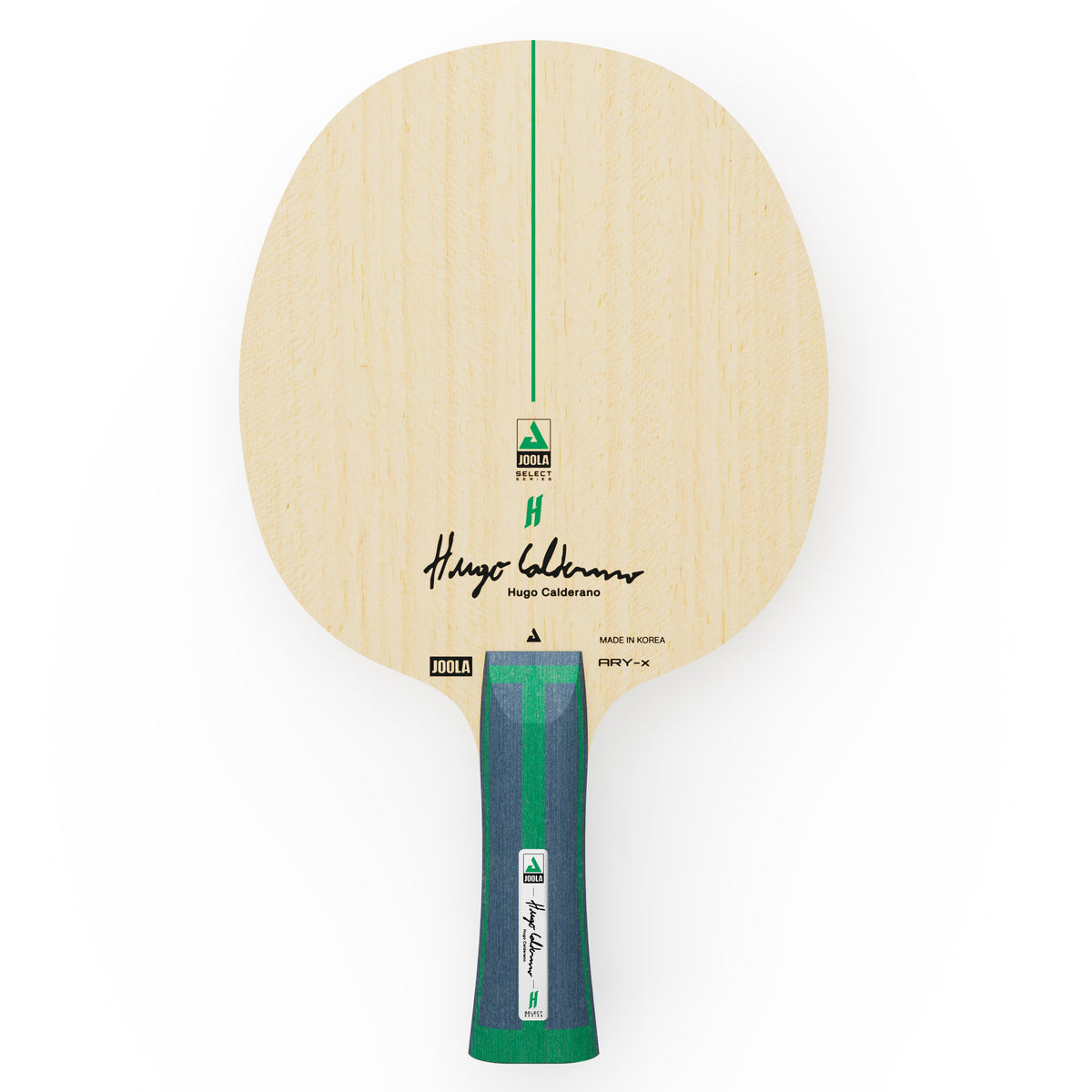 JOOLA Hugo Calderano ARY-X table tennis blade front view