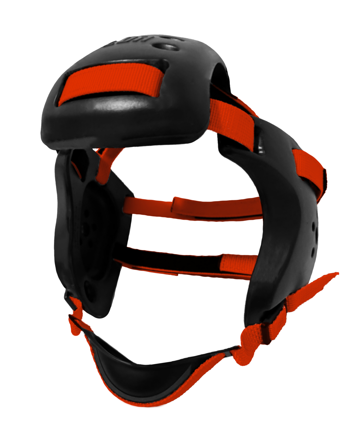 Wrestling Headgear XP4 Adult Black w/Orange Straps (4 Pads)