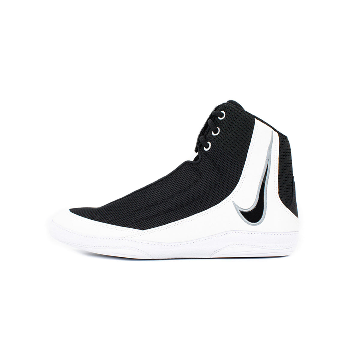 Nike Inflict 4 Unisex Black/White/Wolf Grey Wrestling Shoes