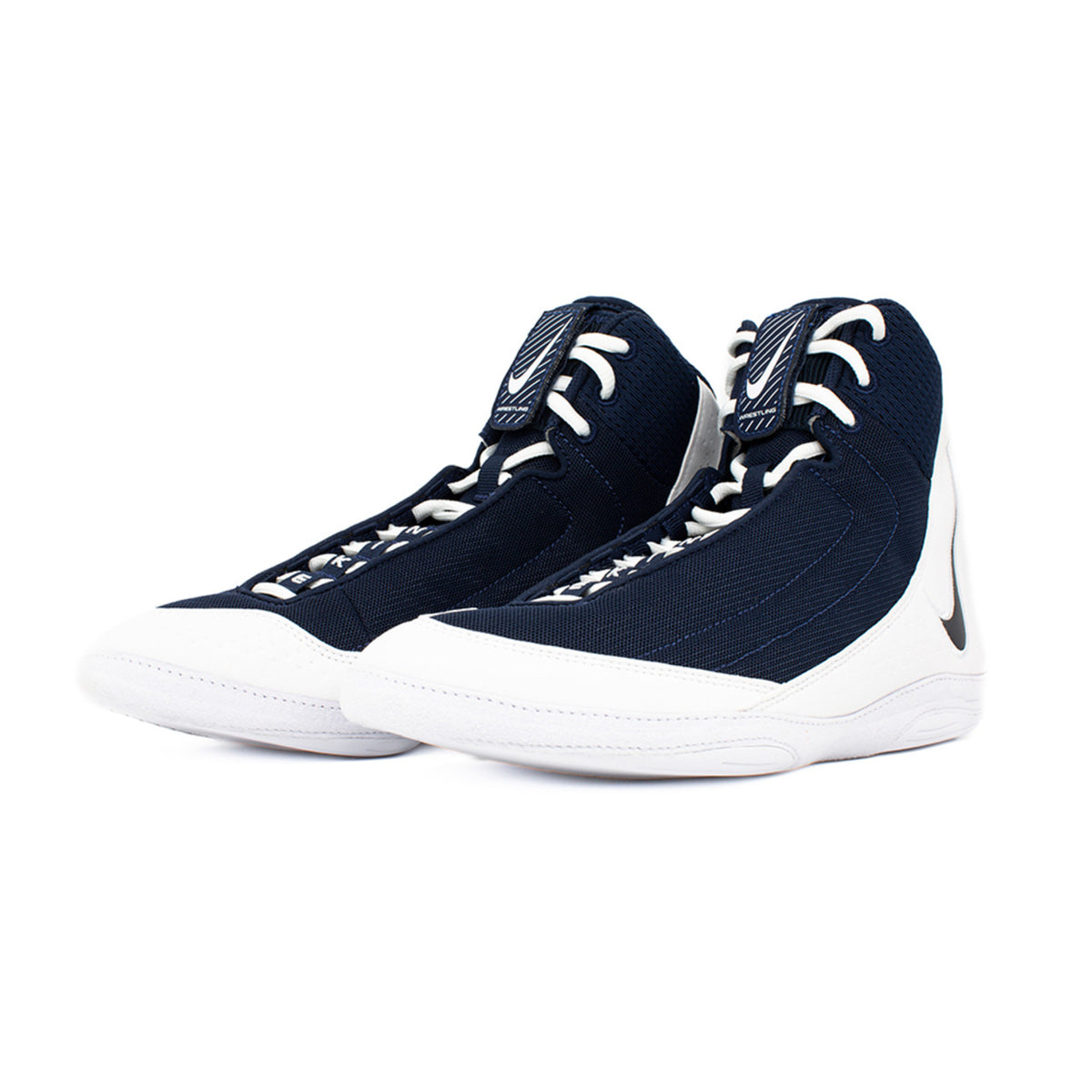 Nike Inflict 4 Unisex White/College Navy Wrestling Shoes