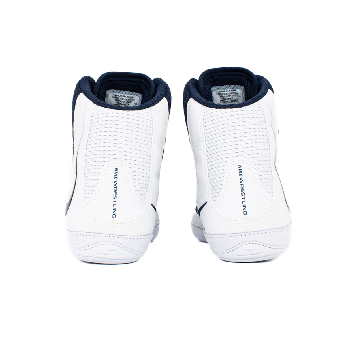 Nike Inflict 4 Unisex White/College Navy Wrestling Shoes
