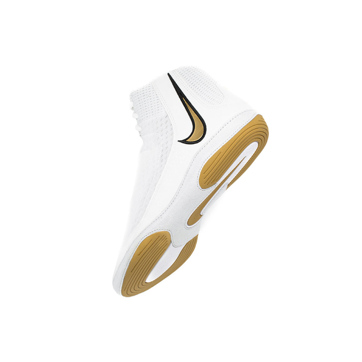 Nike Inflict 4 Unisex White/Metallic Gold And Black Wrestling Shoes