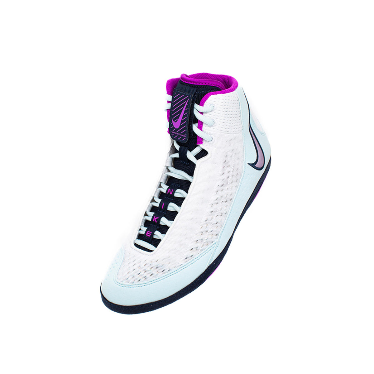 Nike Inflict 4 White/Hyper Glacier/Blue Obsidian Wrestling Shoes