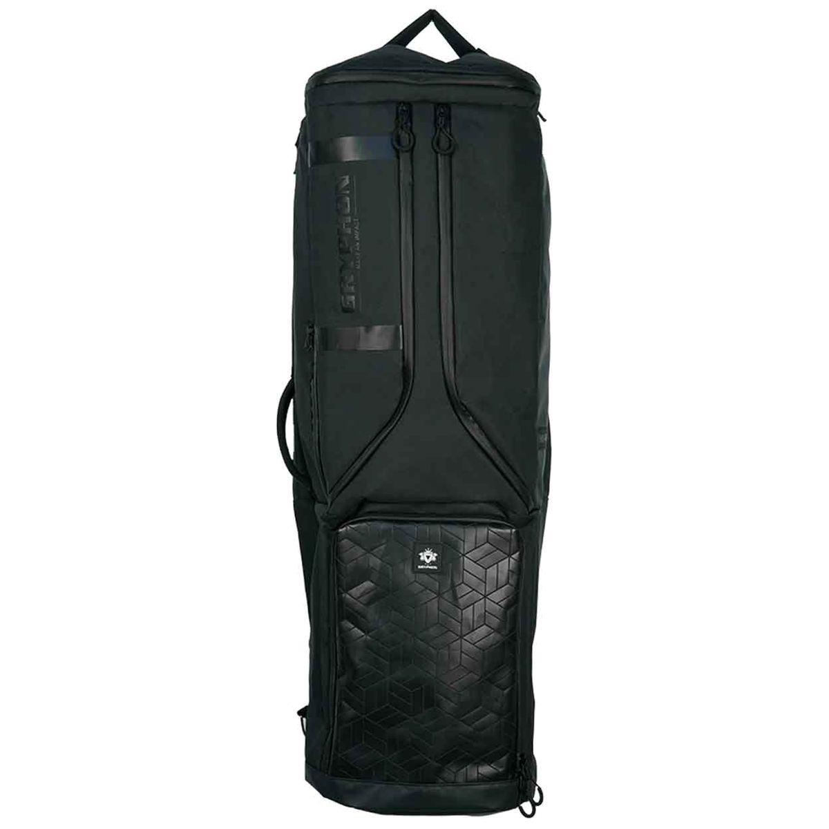 GRYPHON Sammie Wheeled Field Hockey Stick Bag Black - front view