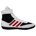 Adidas | HP6866 | Combat Speed 5 | Black/White/Red Wrestling Shoes