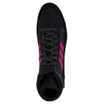 Adidas | HP6870 | HVC 2 | Black/Charcoal/Pink Wrestling Shoes