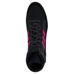 Adidas | HP6870 | HVC 2 Youth | Black/Charcoal/Pink Kids Wrestling Shoes