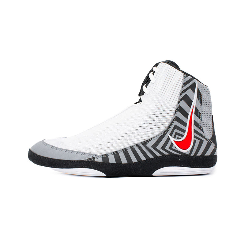 Nike Inflict 4 SE Unisex White/Univ Red-Wlf Gry Wrestling Shoes