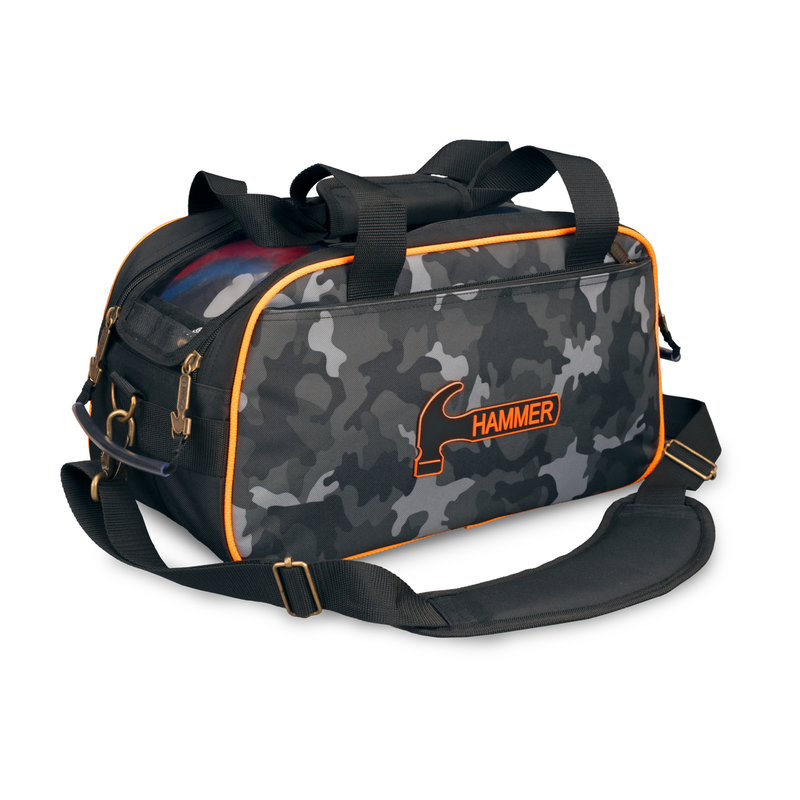 Hammer Premium Double Tote, 2 Ball Bowling Bag in Camo