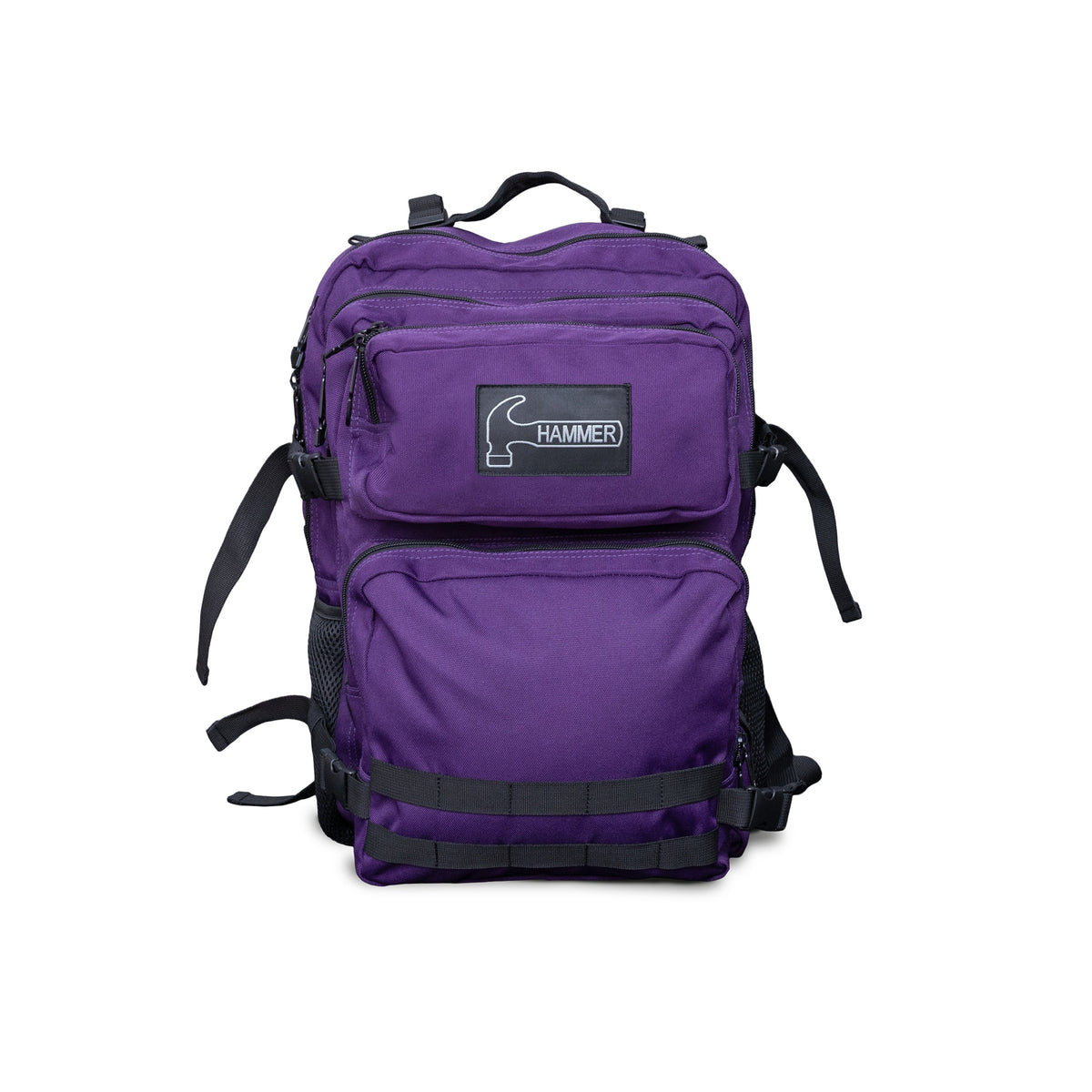 Hammer Tactical Bowling Backpack - Purple - Hammer Tactical Backpack Purple Front View 1600x1600
