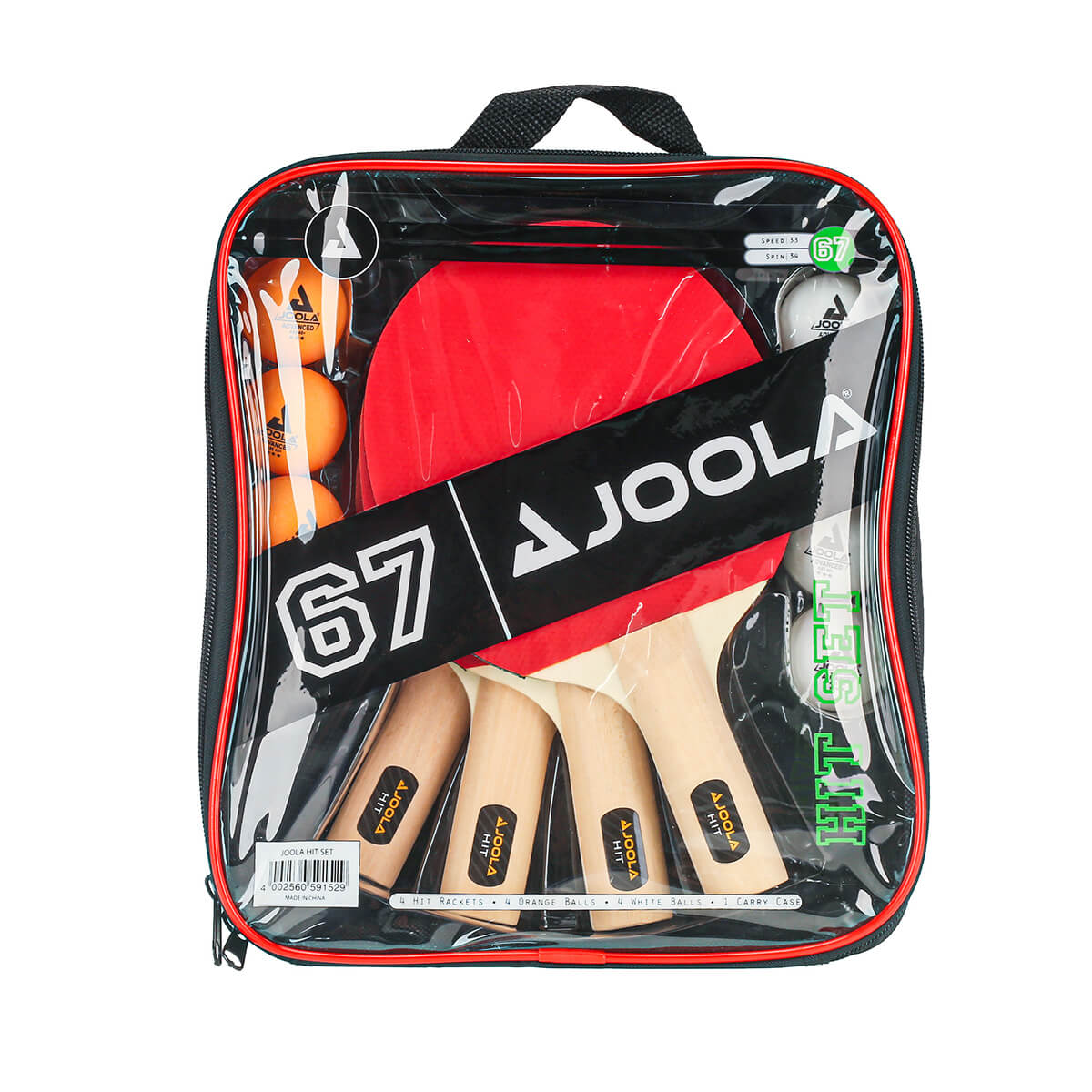 JOOLA Hit Table Tennis Rackets & Balls Set product image