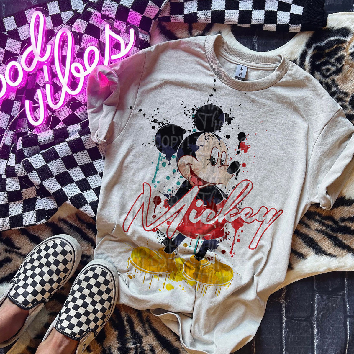 MOUSE SPLATTER TEE