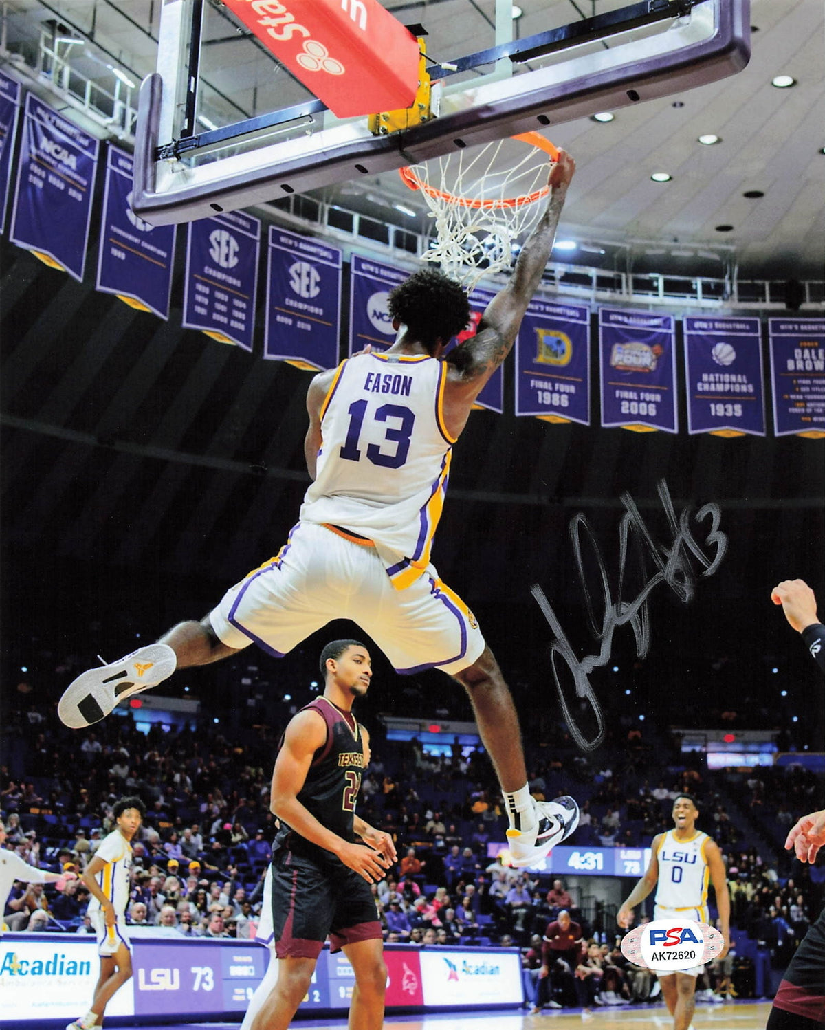 TARI EASON signed 8x10 photo PSA/DNA LSU Autographed