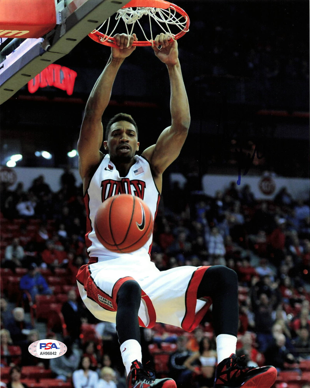 Khem Birch signed 8x10 photo PSA/DNA UNLV Runnin Rebels Autographed