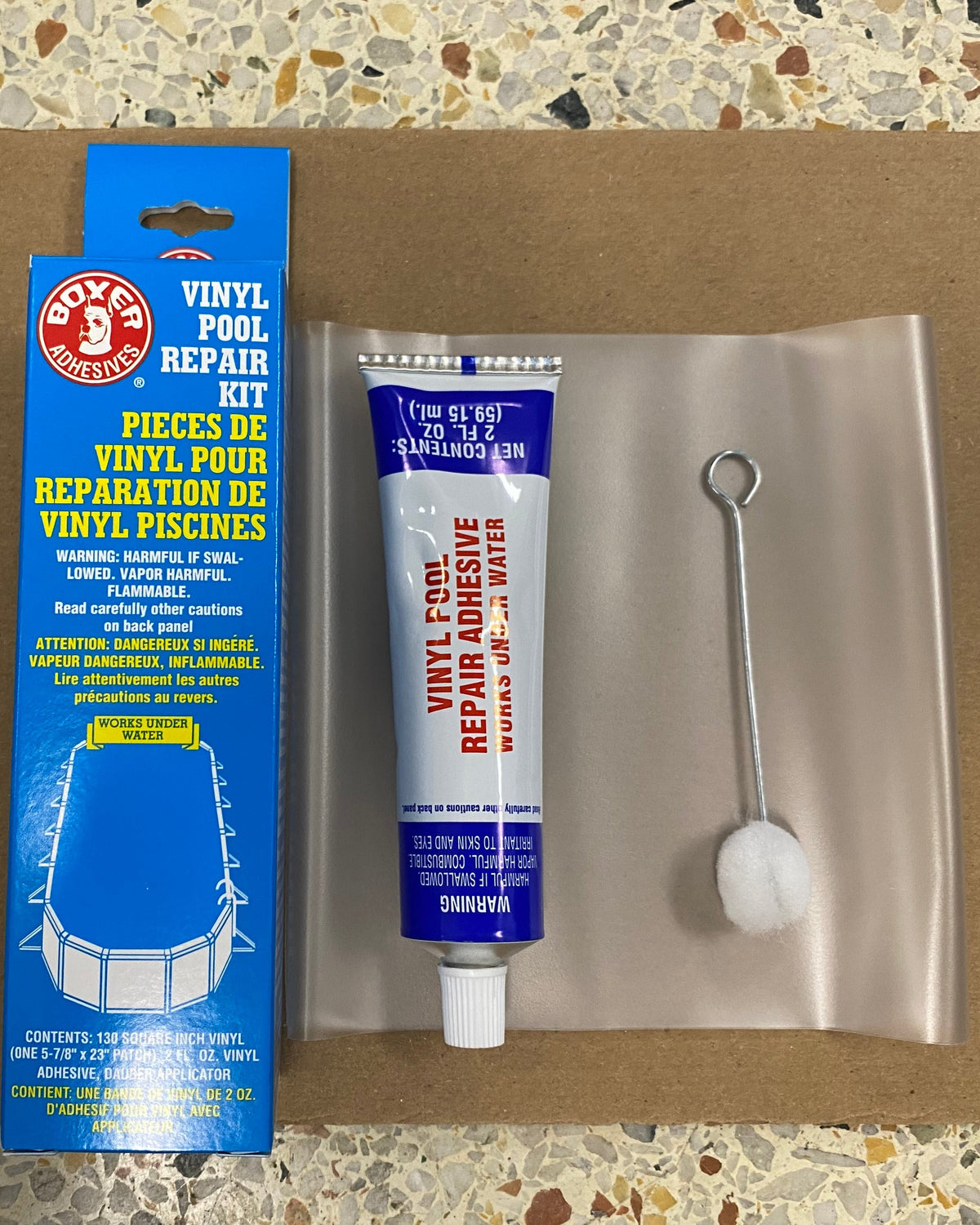 Boxer 859 Vinyl Liner Underwater Pool Repair Kit