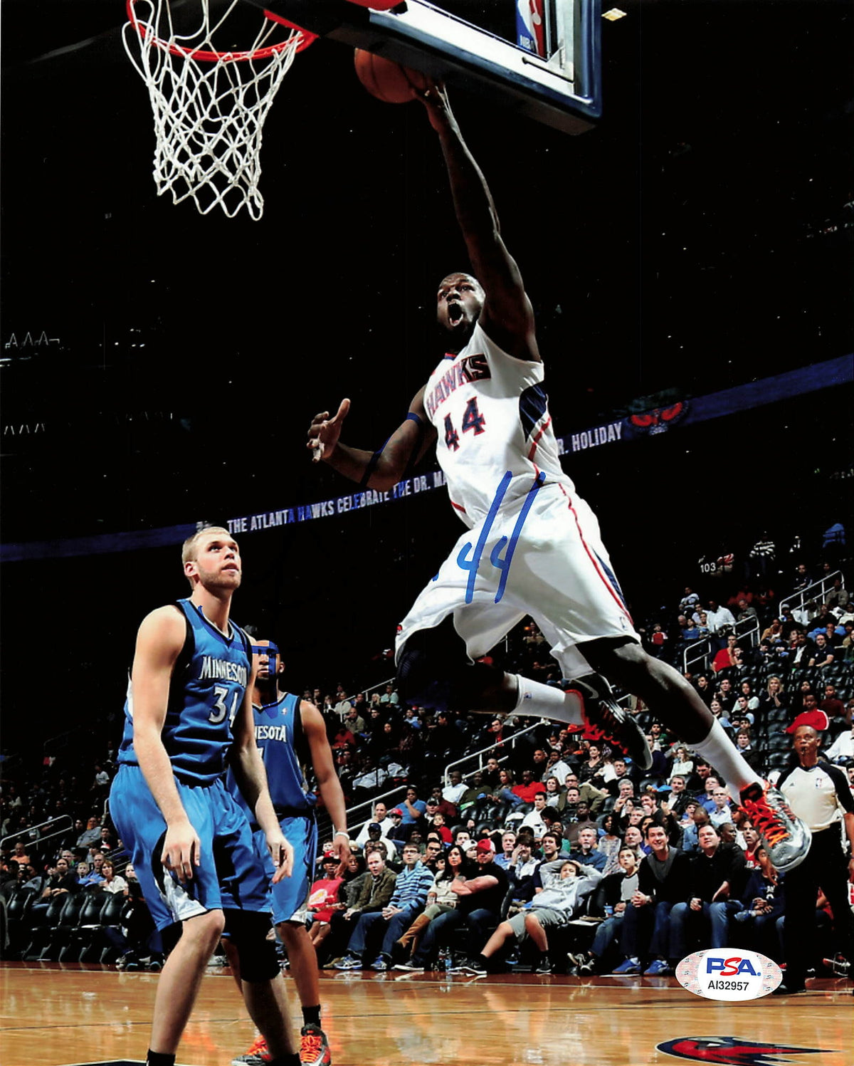 Ivan Johnson signed 8x10 photo PSA/DNA Atlanta Hawks Autographed