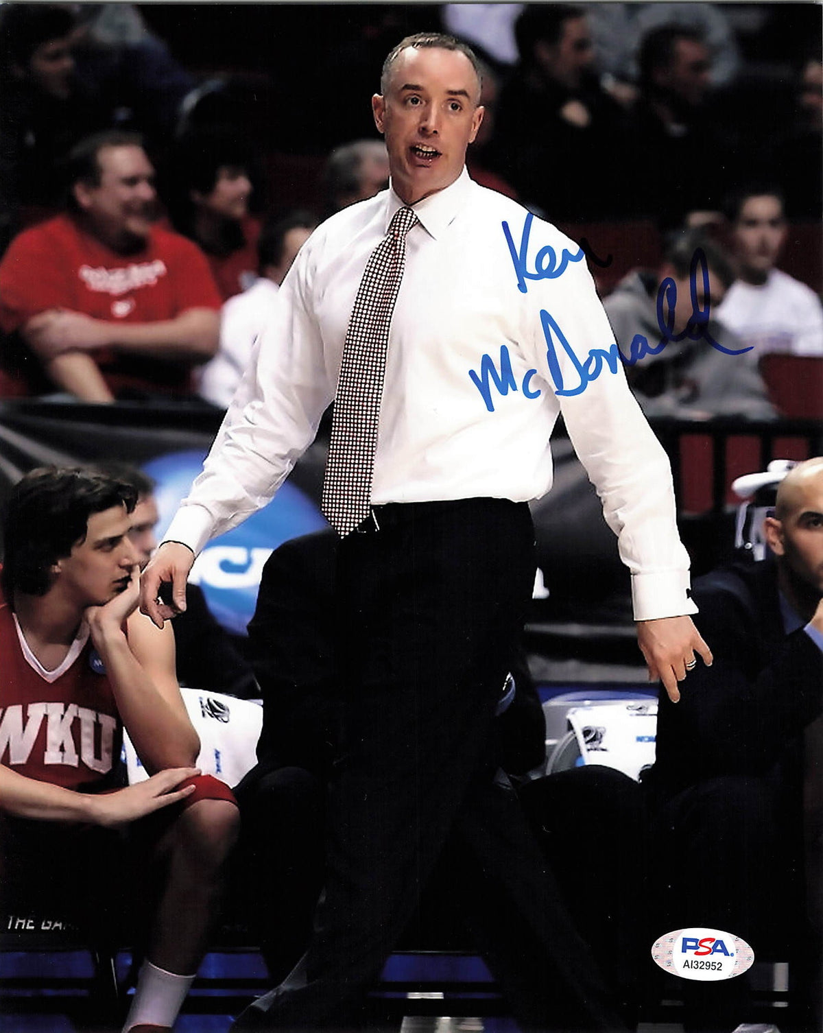 Ken McDonald signed 8x10 photo PSA/DNA Tennessee Autographed
