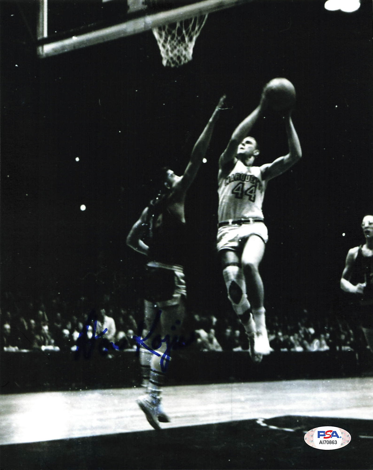 Don Kojis signed 8x10 photo PSA/DNA Marquette Golden Eagles Autographed