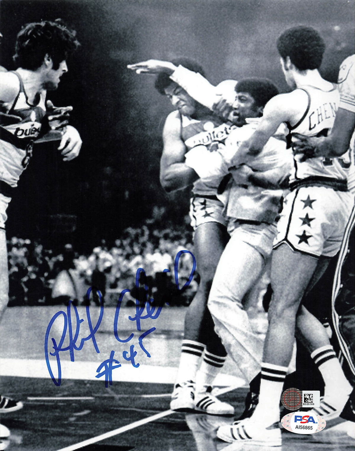 Phil Chenier signed 8x10 photo PSA/DNA Washington Bullets Autographed