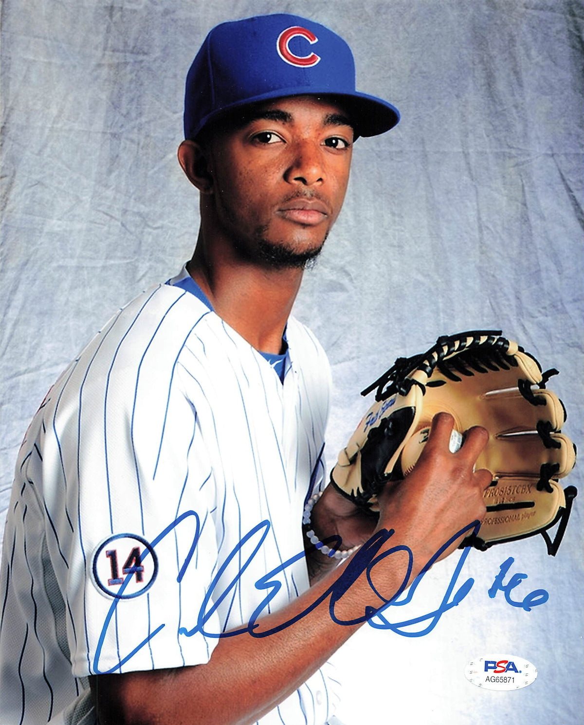 Carl Edwards Jr signed 8x10 photo PSA/DNA Chicago Cubs Autographed