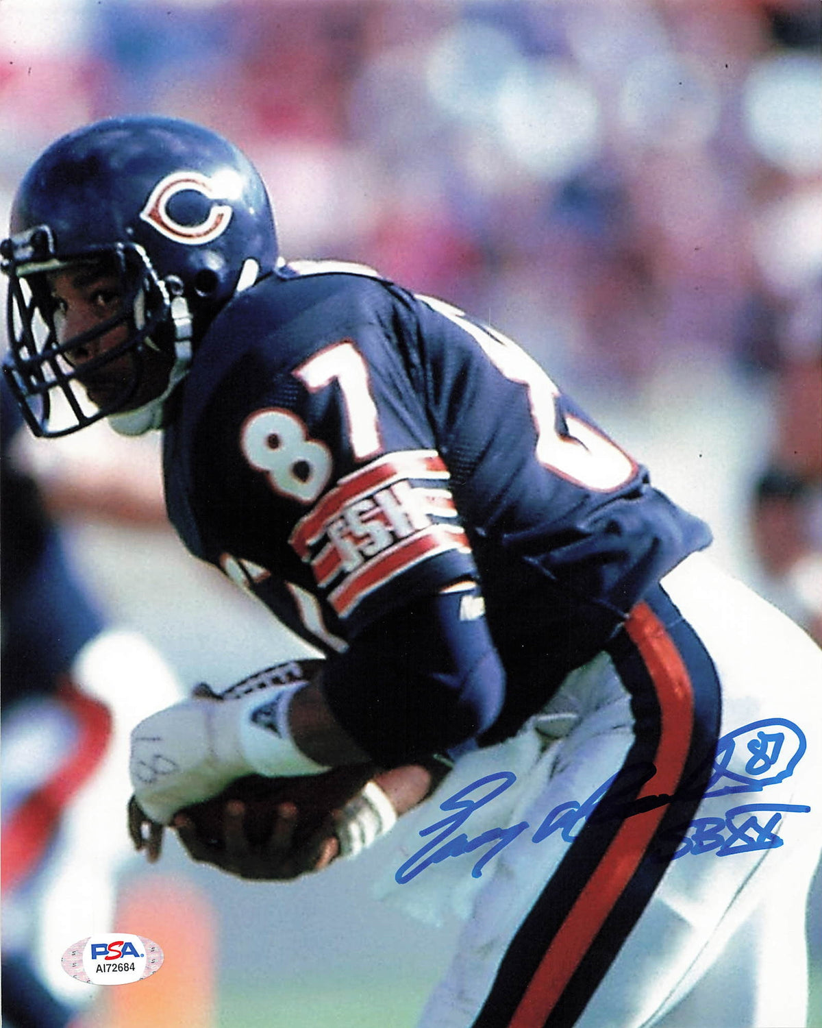 EMERY MOOREHEAD Signed 8x10 photo PSA/DNA Chicago Bears Autographed