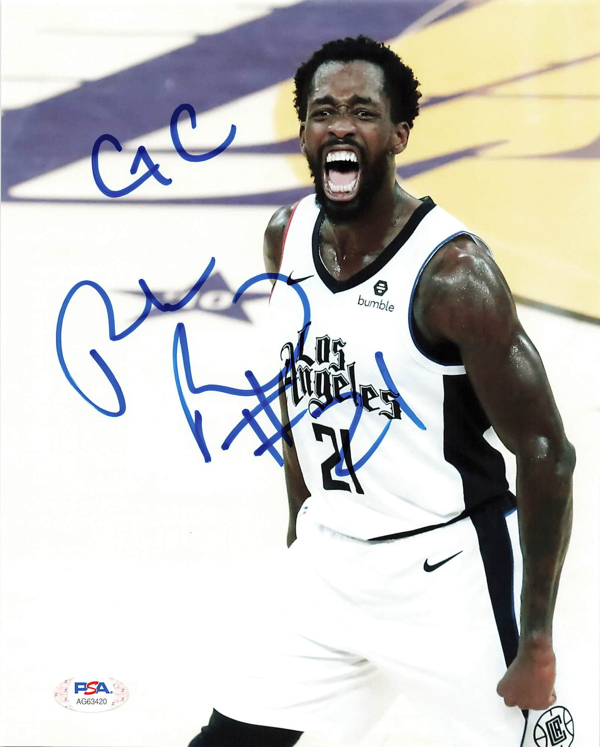 Patrick Beverly signed 8x10 photo PSA/DNA Los Angeles Clippers Autographed