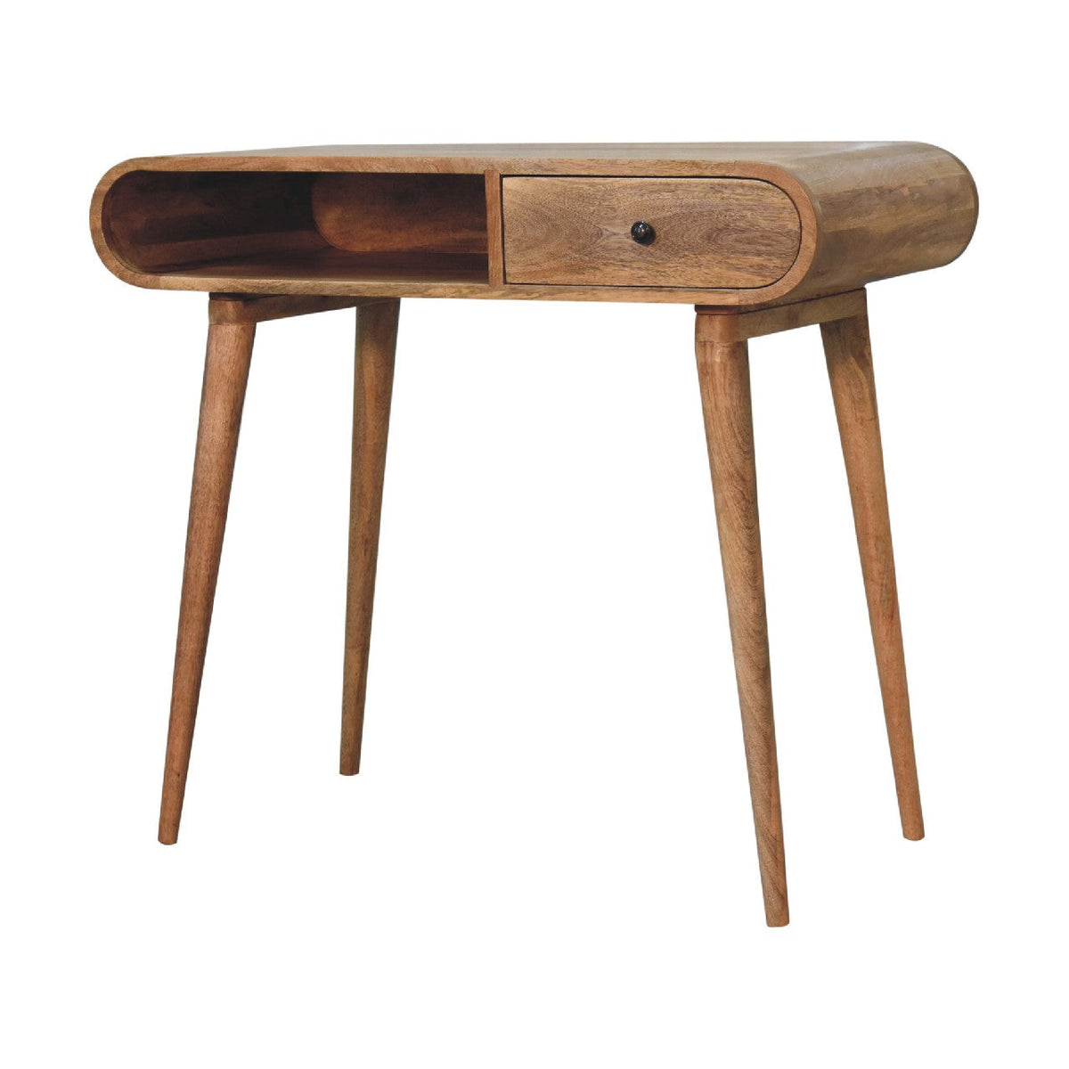 Writing Desk with Drawer and Open Slot - View 3