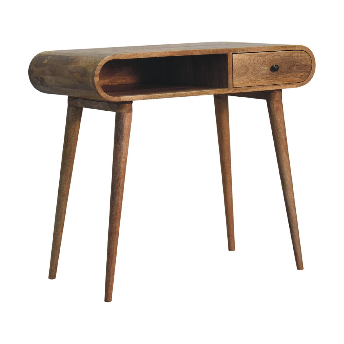 Writing Desk with Drawer and Open Slot - View 4
