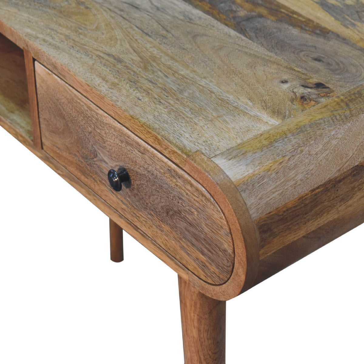 Writing Desk with Drawer and Open Slot - View 5