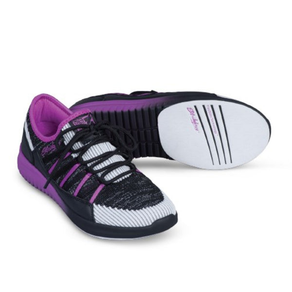 KR Strikeforce Jazz Black Purple Women’s Bowling Shoes