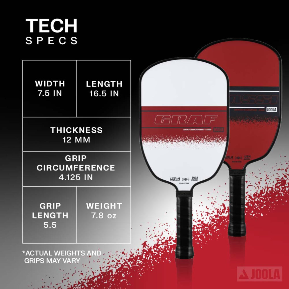 JOOLA Agassi / Graf Champion Pickleball Paddle Set