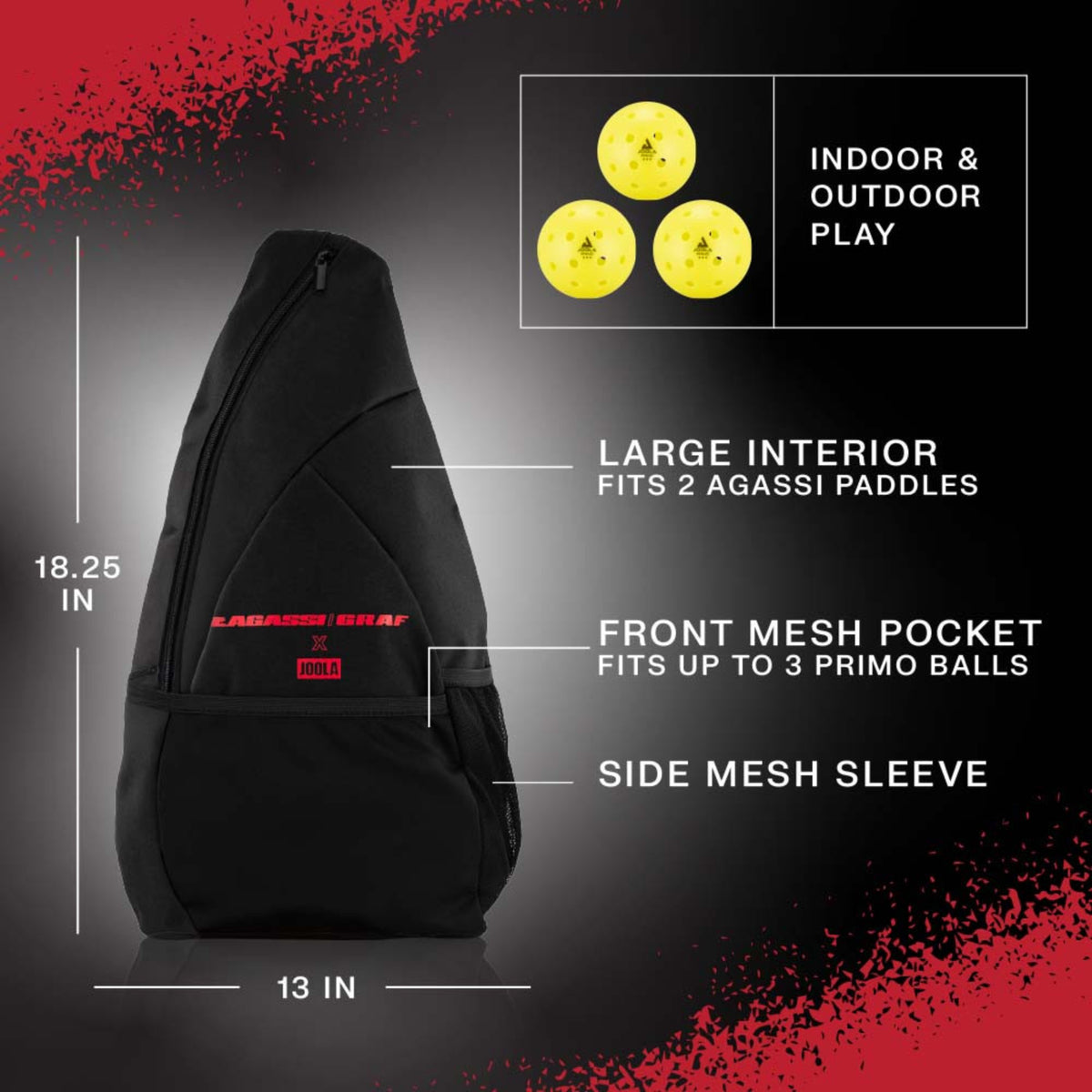 JOOLA Agassi / Graf Champion Pickleball Paddle Set