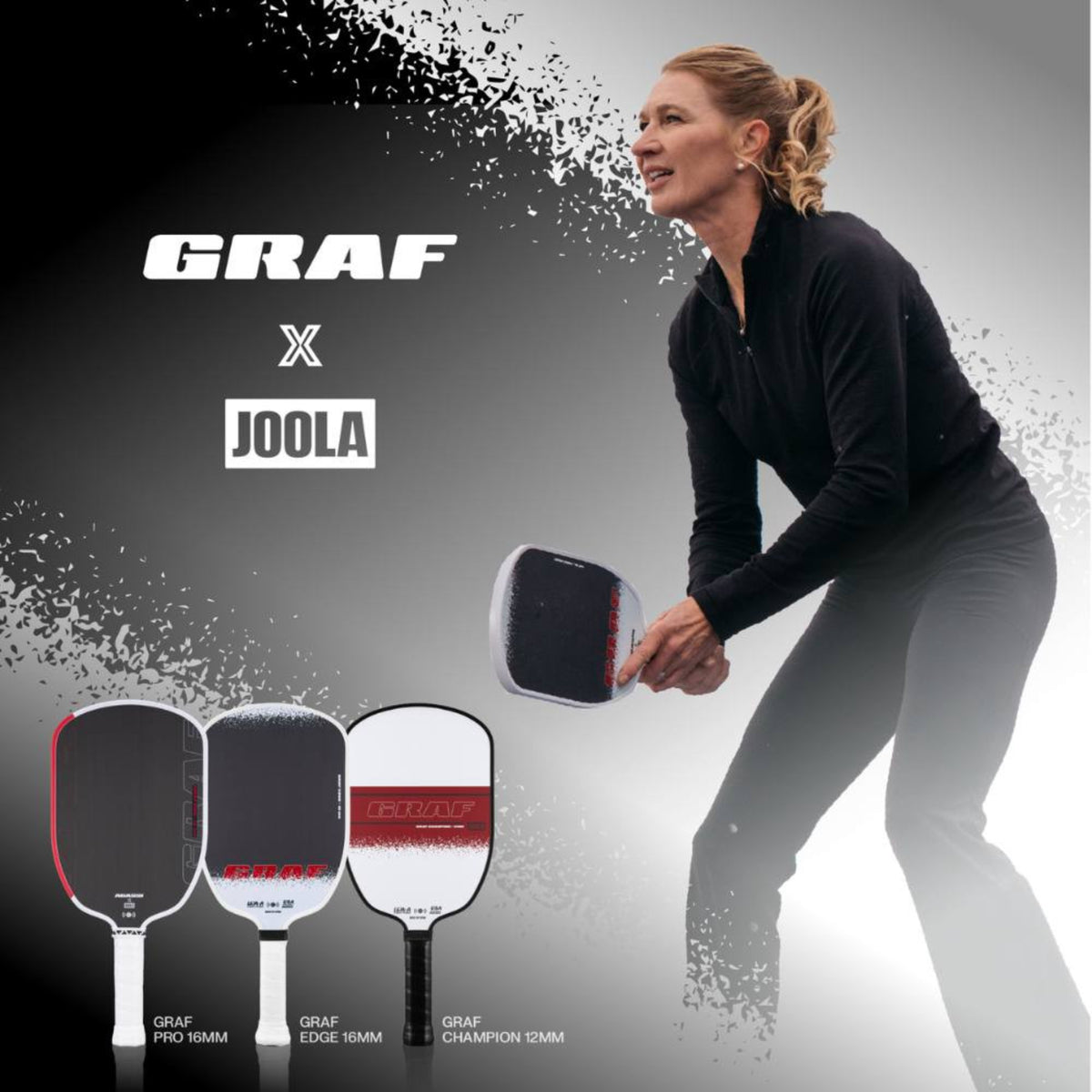 JOOLA Steffi Graf Pro 16mm Pickleball Paddle
