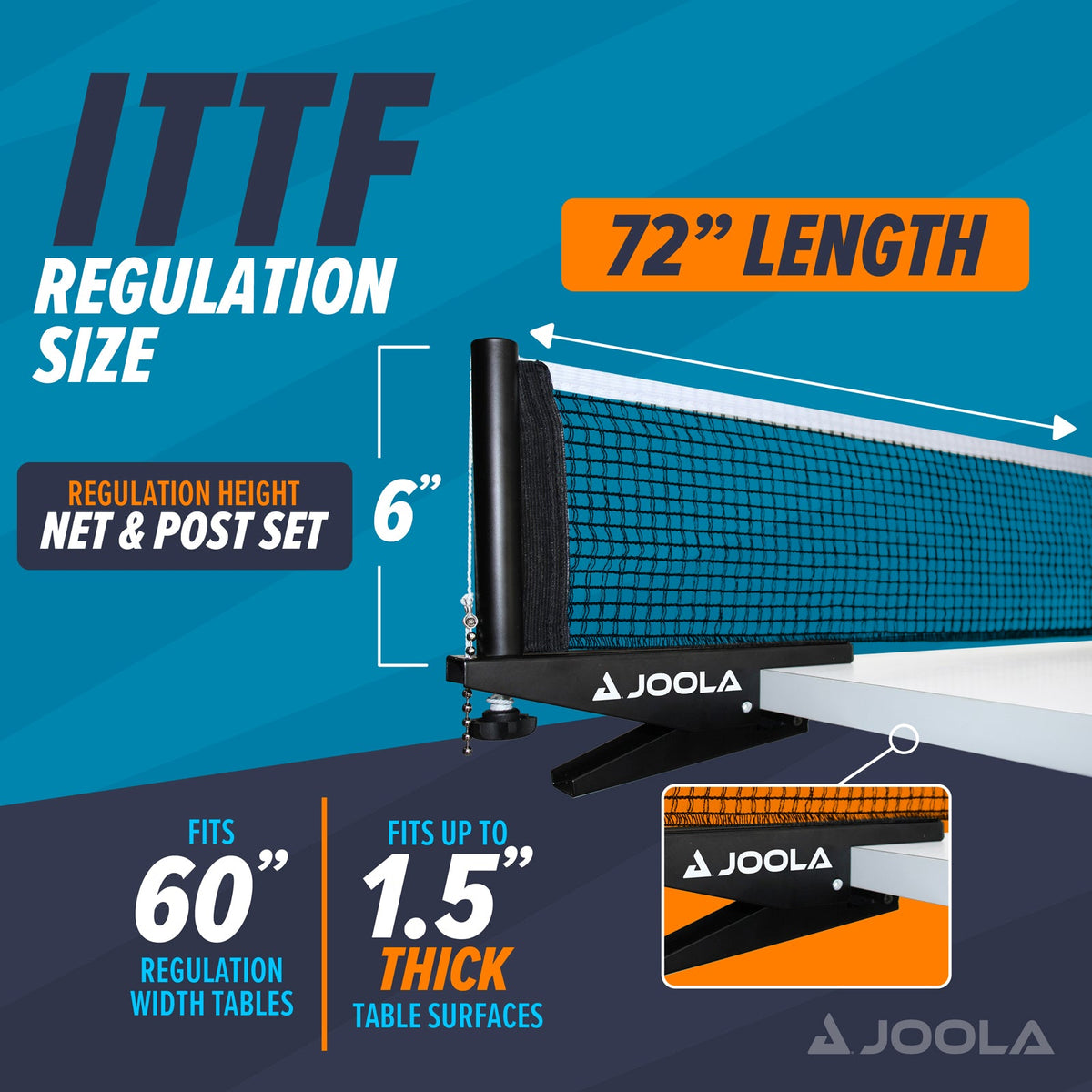 JOOLA Replacement Net for Quattro, Inside, Tour, Triumph and Conversion Top Net and Post Sets product image