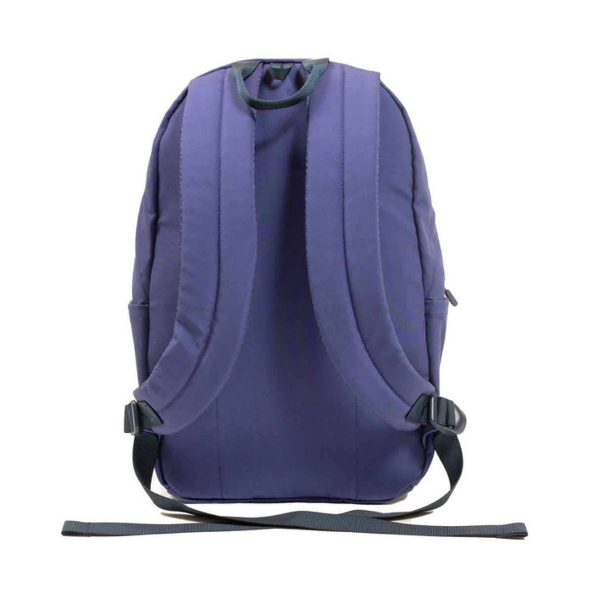Purple backpack on a white background