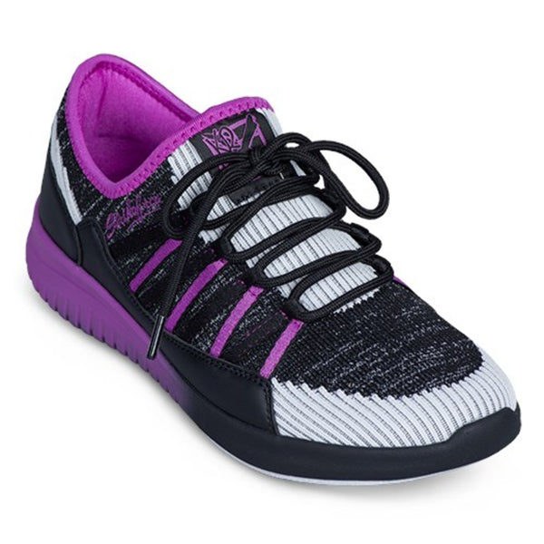 KR Strikeforce Jazz Black Purple Women’s Bowling Shoes