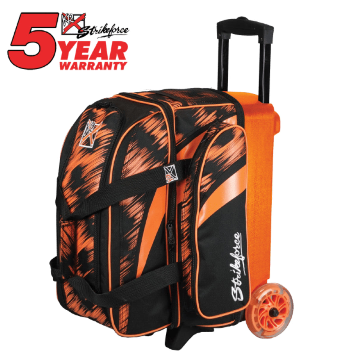 KR Cruiser 2 Ball Double Roller Scratch Bowling Bag