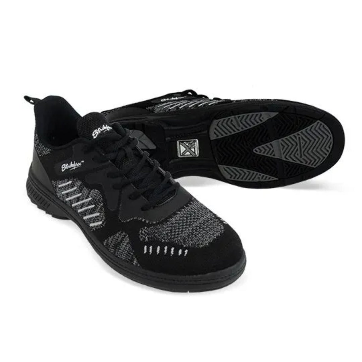 KR Strikeforce Men’s Admiral Black Grey Right Hand Bowling Shoes