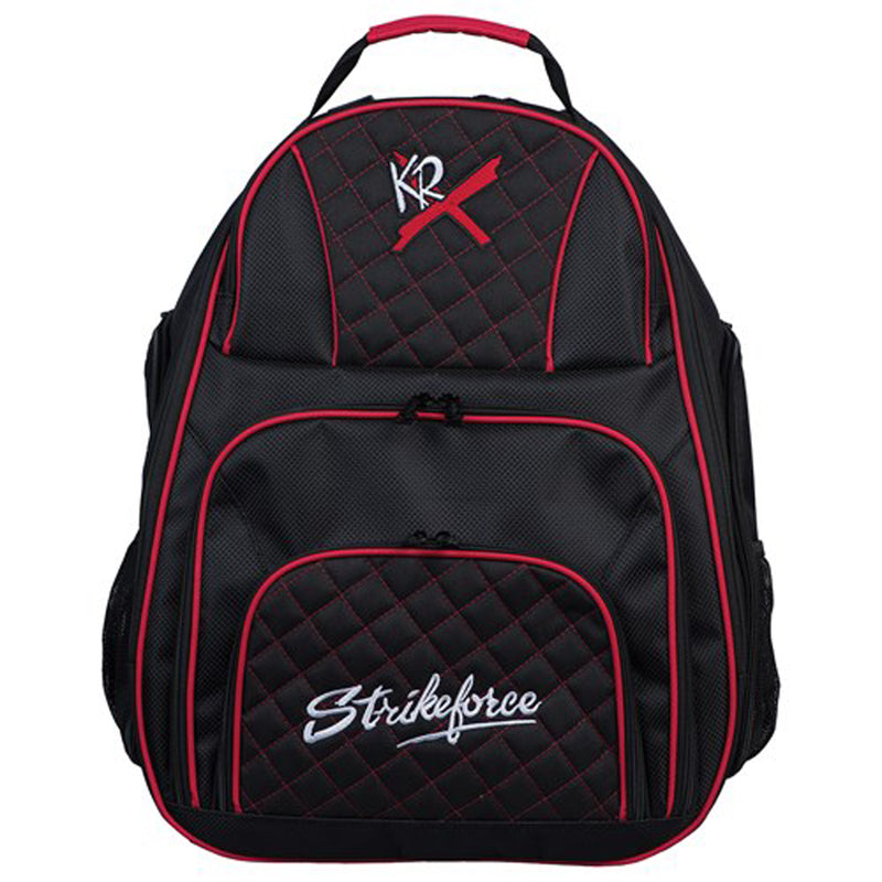 KR Deuce Backpack Black Red 2 Ball Bowling Bag