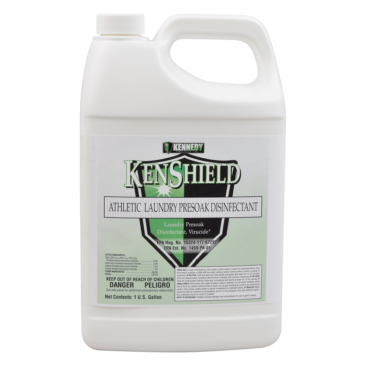 Kennedy KenShield Athletic Laundry Pre-Soak Disinfectant - 1 Gallon (Pack of 1)