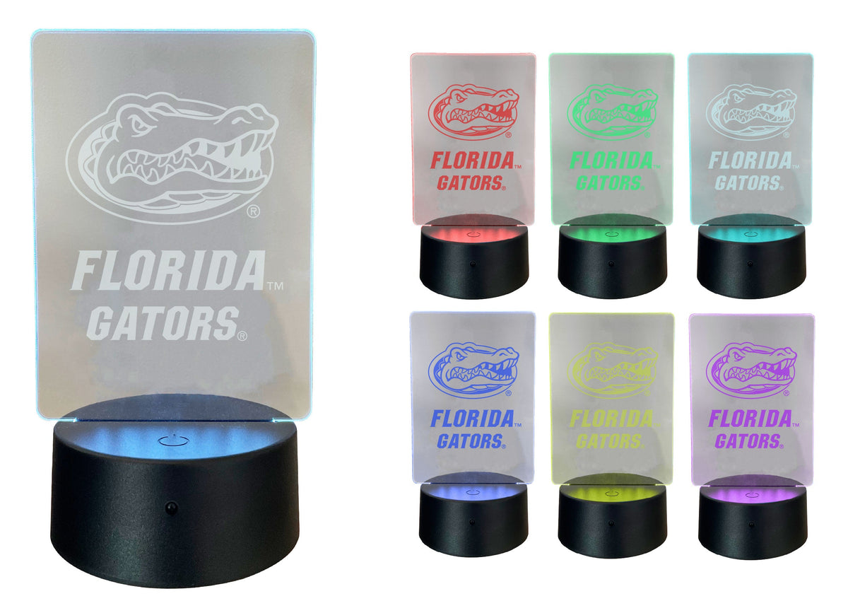 Florida Gators Acrylic Color Changing LED Night Light with Remote and USB plug in Officially Licensed Collegiate Product