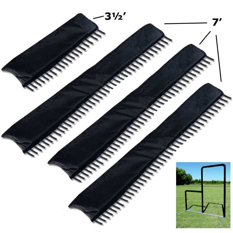 Cimarron Frame Padding (1- 3 ½' piece and 3- 7' long pieces) - Front View