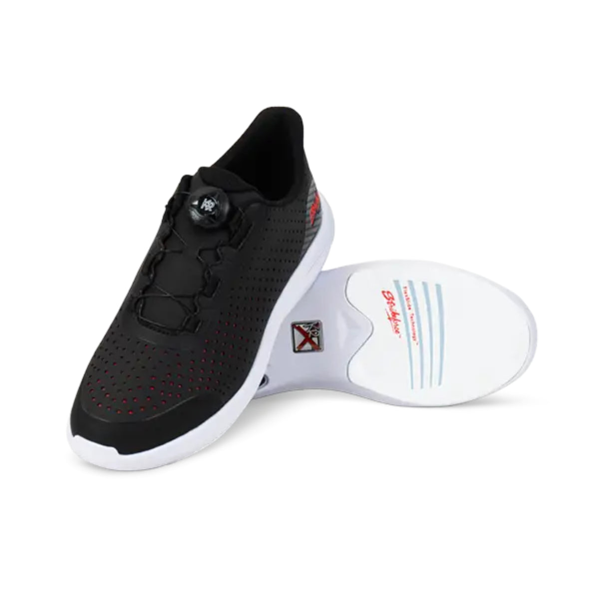 KR Strikeforce Arrow FT Black Red Men’s Bowling Shoes